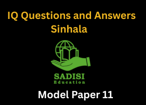 IQ Questions and Answers Sinhala Model Paper 11